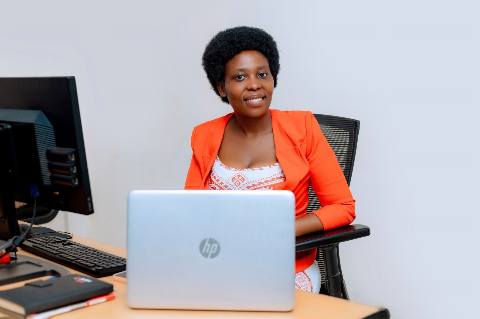 African professional at work